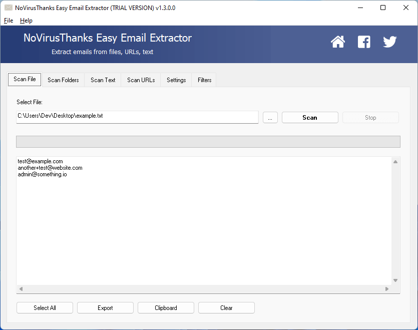 email extractor extension
